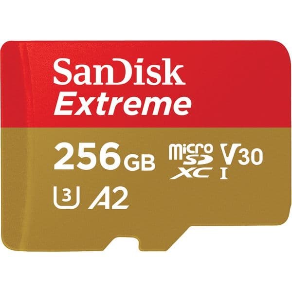 Флэш-карта MicroSDXC Sandisk Extreme 256Gb High speed 190/130