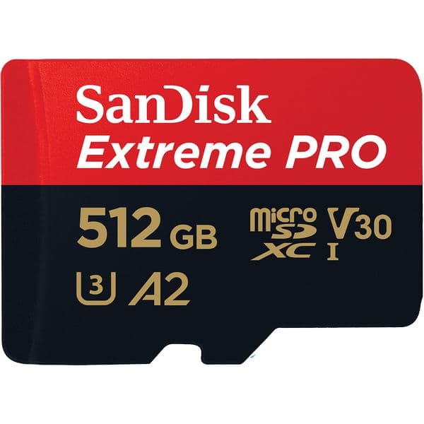 Флэш-карта MicroSDXC Sandisk Extreme Pro 512gb High speed 200/140