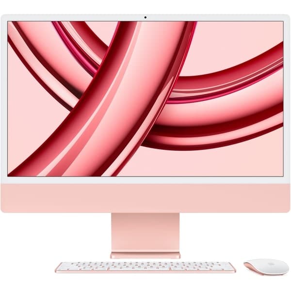 Apple iMac 24" Retina 4,5K 2023 MQRT3 (Apple M3, 10-Core GPU, 8GB, 256GB SSD, розовый)