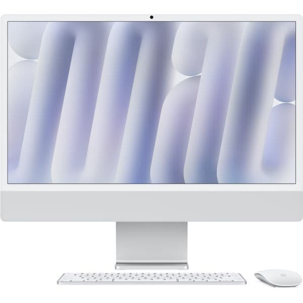 Apple iMac 24" Retina 4,5K 2024 MCR24 (Apple M4, 10-Core CPU, 10-Core GPU, 24GB, 512GB SSD, серебристый)