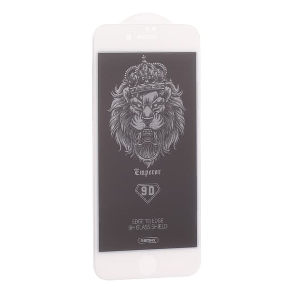Стекло защитное Remax 9D (GL-35) Emperor Series Антишпион Твердость 9H для iPhone SE (2020г.)/ 8/ 7 (4.7") 0.22mm White