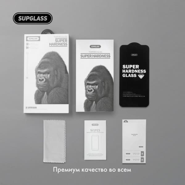 Стекло защитное SupGlass XC-11 (SG-11)  для iPhone 11/ XR (6.1") 0.3mm глянцевое