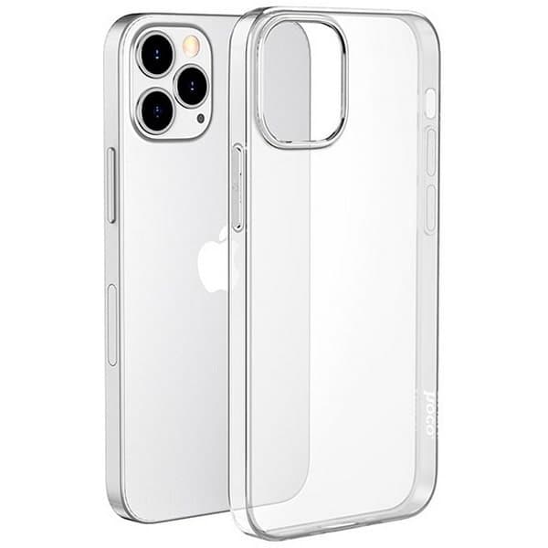 Чехол силиконовый Hoco Light Series для iPhone 15 Pro Max (6.7") тонкий TPU 0,8mm Прозрачный