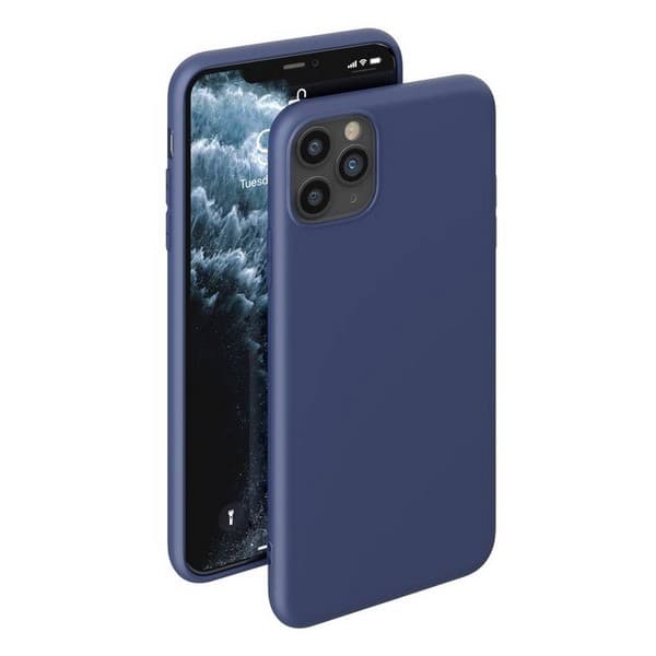 Чехол-накладка силикон Deppa Gel Color Case Basic D-87232 для iPhone 11 Pro Max (6.5") 0.8мм Синий
