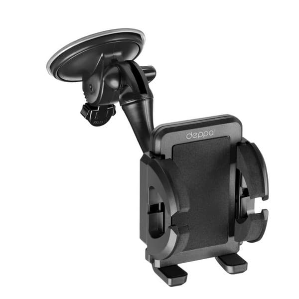 Автомобильный держатель Deppa Crab 3 D-55103 (до 200 гр.) универсальный c присоской Черный
