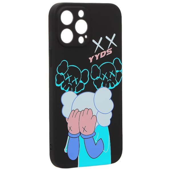 Чехол-накладка силикон MItriFON для iPhone 12 Pro Max (6.7") 0.8мм с флуоресцентным рисунком AW J115