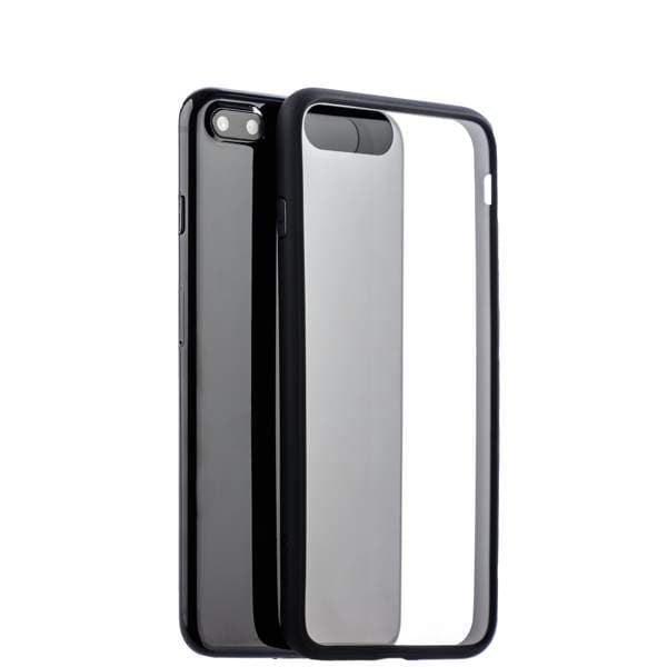 Чехол-накладка силикон Deppa Neo Case супертонкий D-85280 для iPhone 8 Plus/ 7 Plus (5.5) 0.3мм Черный борт