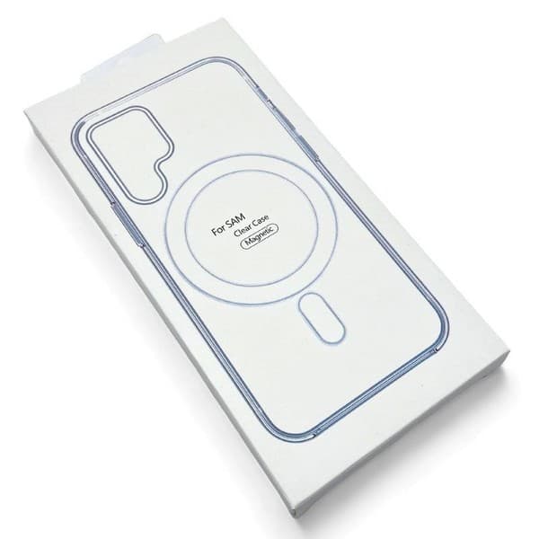 Чехол пластиковый Magnetic для Samsung S24 Plus Прозрачный