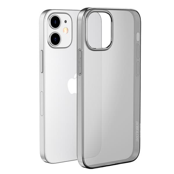 Чехол силиконовый Hoco Light Series для iPhone 12 mini (5.4") Дымчатый