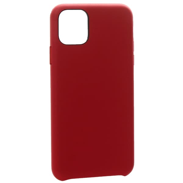 Чехол-накладка кожаная KZDOO Noble Collection (PC+PU) для Iphone 11 (6.1") Красная