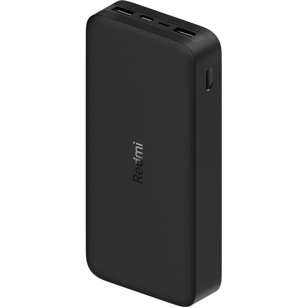 Внешний аккумулятор Xiaomi Redmi Power Bank 20000 mAh, 2xUSB, 1xType C, черный