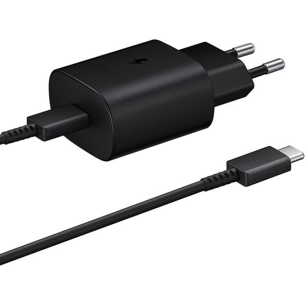 Сетевое зарядное устройство Samsung EP-TA800 25W Type-C Black с кабелем