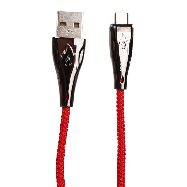 Дата-кабель USB Hoco U75 Magnetic charging data cable for MicroUSB (1.2м) (3A) Красный