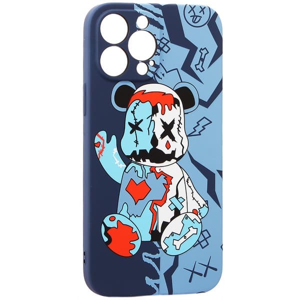 Чехол-накладка силикон MItriFON для iPhone 8 Plus/ 7 Plus (5.5") 0.8мм с флуоресцентным рисунком AW J94