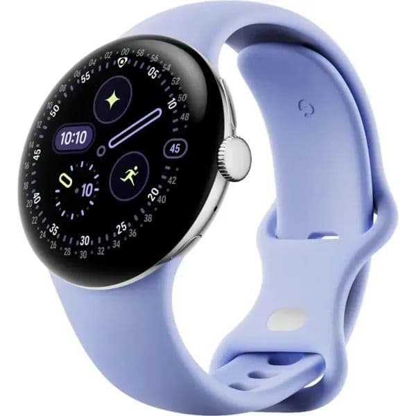 Pixel Watch 4 41mm Wi-Fi Polished Silver/Iris