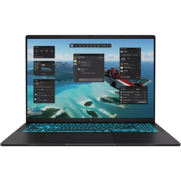 Asus V16 Laptop V3607VP-DS74 (Intel Core 7 240H 2500MHz/16Gb/1024Gb SSD/16.0/1920х1200/144Hz/Geforce RTX 5070 8Gb) Черный