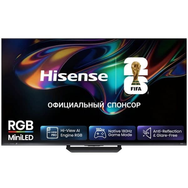 Hisense 55UR8S (2026) 55" 4K UHD RGB-Mini LED Smart TV