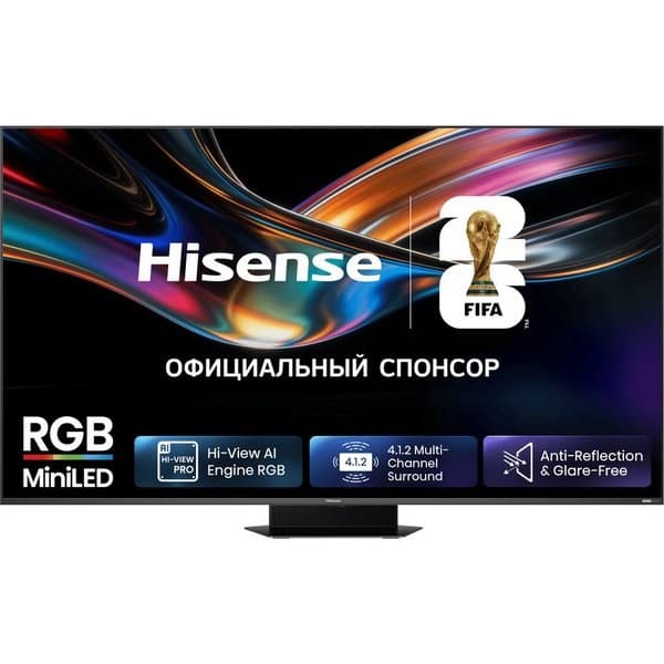 Hisense 85UR9S (2026) 85" 4K UHD RGB-Mini LED Smart TV