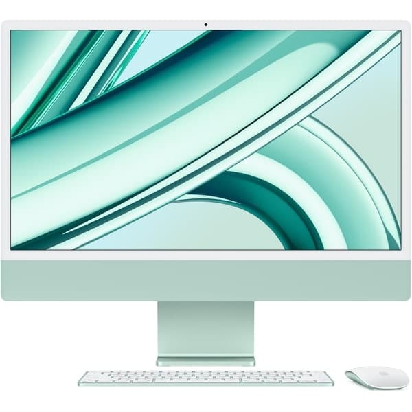 Apple iMac 24" Retina 4,5K 2023 MQRN3 (Apple M3, 10-Core GPU, 8GB, 256GB SSD, зеленый)