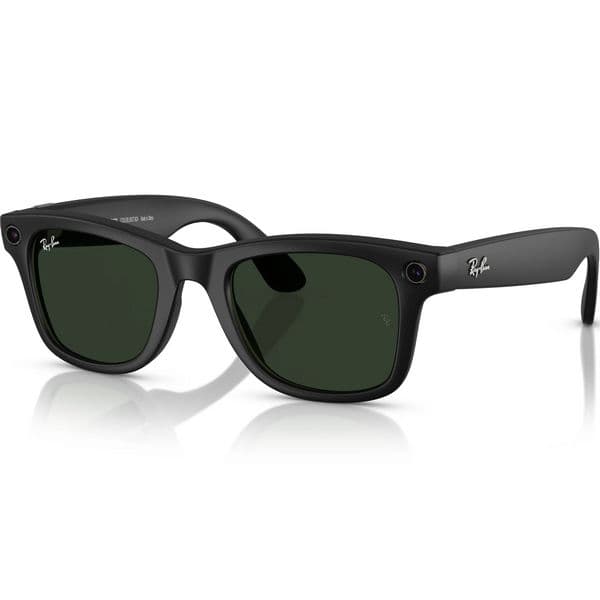 Ray-Ban Wayfarer RW4008 Matte Black/ Transitions Graphite Green lenses Size L