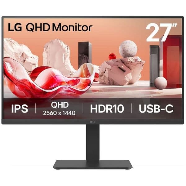 LG 27BA65QB-B 27" Black 5ms HDMI, DisplayPort, USB Type-C