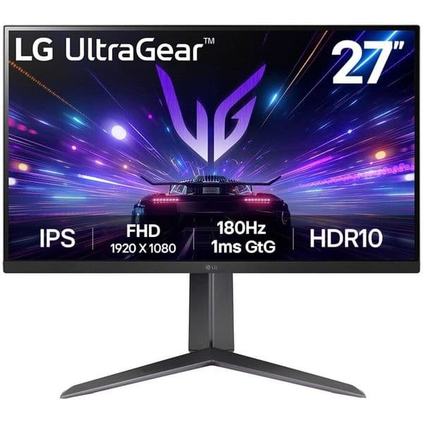 LG 27GS65F-B 27" Black 1ms HDMI, DisplayPort
