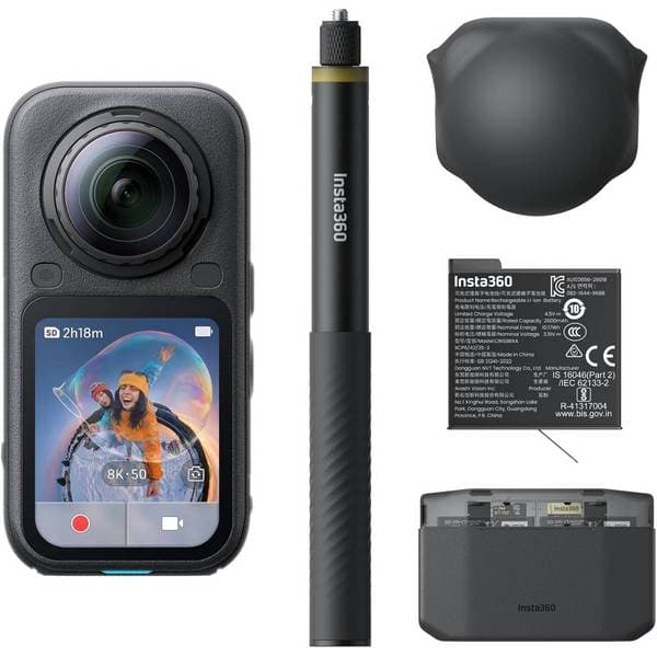 Insta360 X6 Essentials Bundle Midnight Black