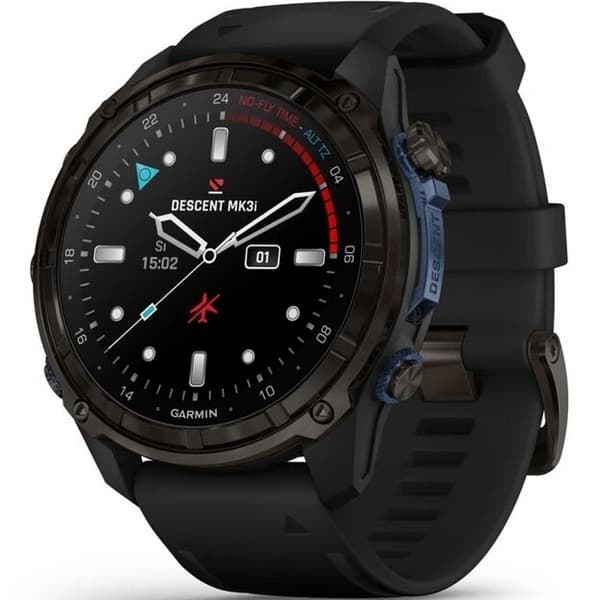 Garmin Descent MK3i 51mm Carbon Gray DLC Titanium with Black (010-02752-11)
