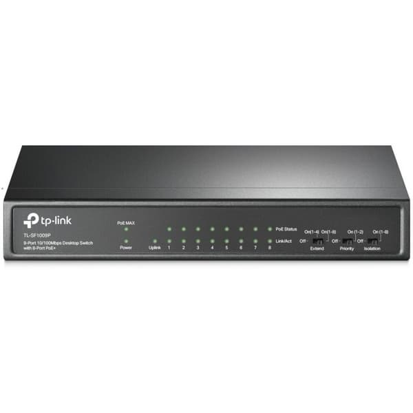 Коммутатор TP-Link TL-SF1009P 9 ports 10/100Mbps
