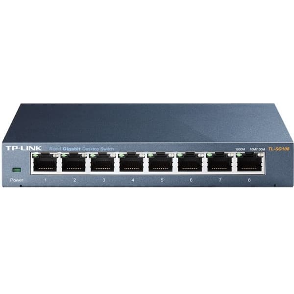 Коммутатор TP-LINK TL-SG108 8 ports 1000BASE-T
