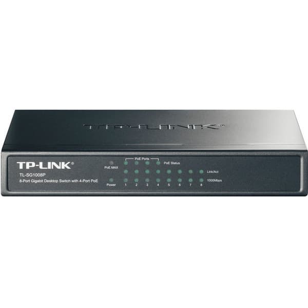 Коммутатор TP-Link TL-SG1008P 8 ports 1000Mbps PoE