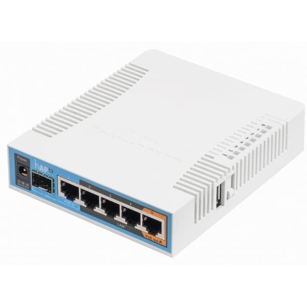 Беспроводной маршрутизатор MikroTik hAP AC RB962UiGS-5HacT2HnT 802.11ac 5xGLAN