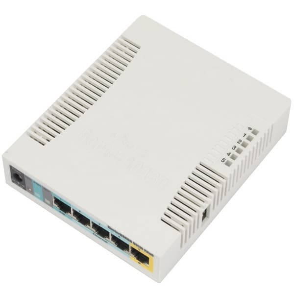 Беспроводной маршрутизатор MikroTik RB951Ui-2HnD 802.11n 300Mbps 5xLAN