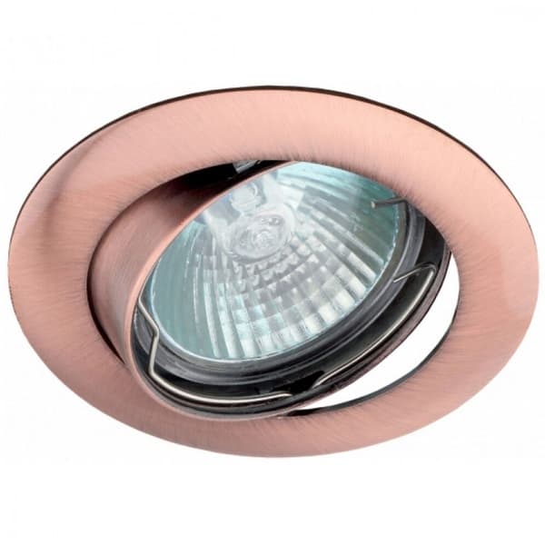 Светильник ЭРА C0043345 KL1A SC MR16 12V/220V 50W медь, поворотный