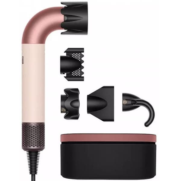 Фен Dyson Supersonic R Straight+Wavy HD17 Ceramic Pink Rose Gold с кейсом