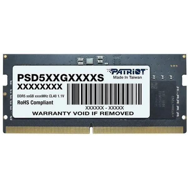 Модуль памяти SO-DIMM DDR5 5600Mhz 16Gb Patriot Memory ( PSD516G560081S )