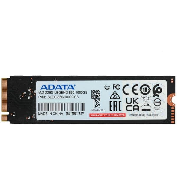 Накопитель SSD M.2 2280 PCIe NVMe 4.0 x4 1000Гб A-Data Legend 860 ( SLEG-860-1000GCS )
