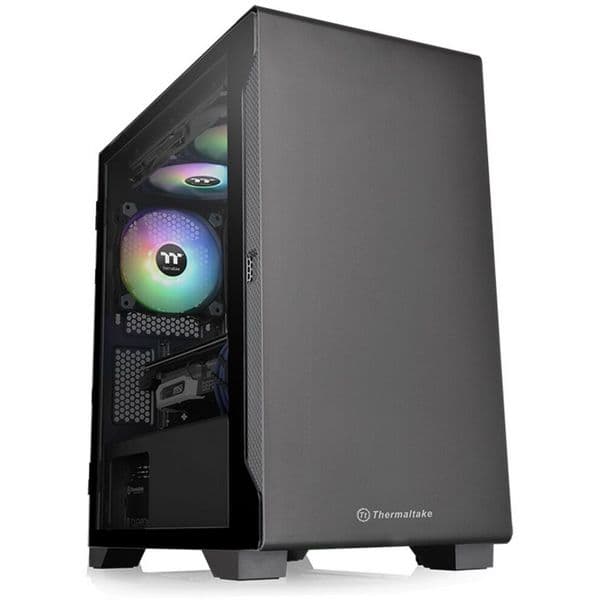 Корпус Thermaltake S100 Tempered Glass ( CA-1Q9-00S1WN-00 ) без БП Black