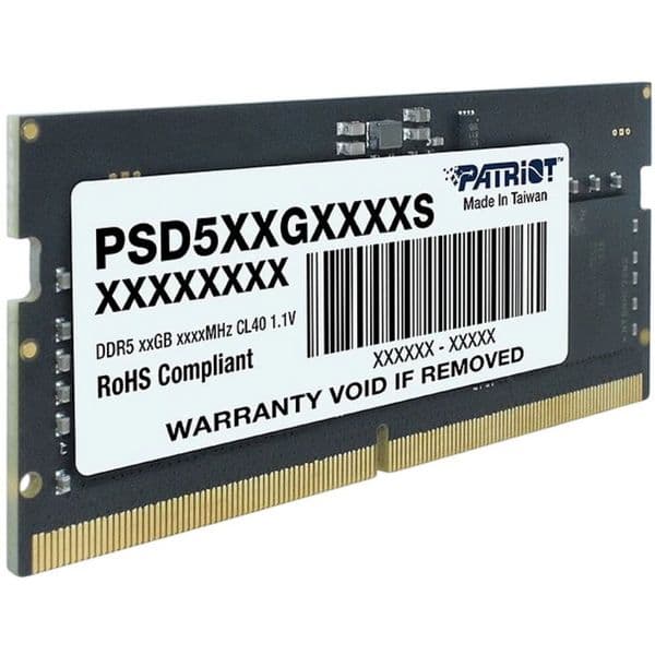 Модуль памяти SO-DIMM DDR5 32Gb 5600Mhz Patriot Memory (PSD532G56002S)
