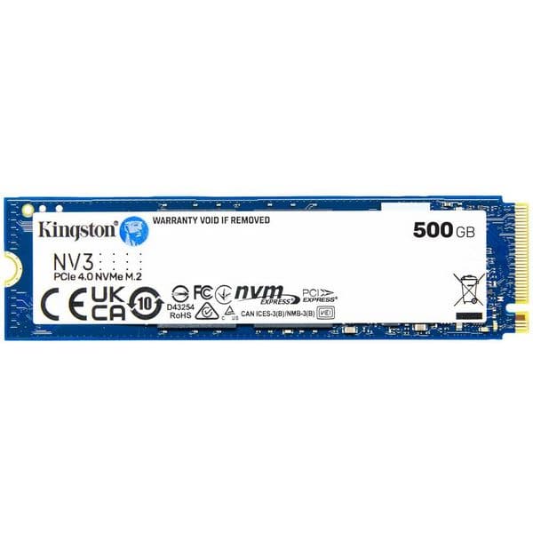 Накопитель SSD M.2 2280 PCIe NVMe 4.0 x4 500Гб Kingston NV3 ( SNV3S/500G )