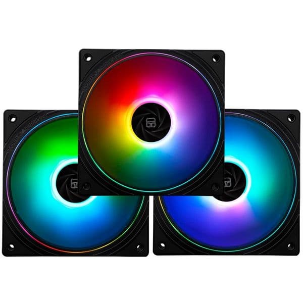 Вентилятор 120мм Thermalright TL-S12-S X3 ARGB 3pcs-pack Black Ret