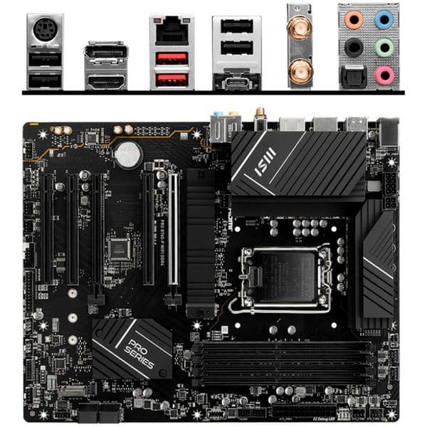Материнская плата MSI B760 LGA1700 DDR4 ( Pro B760-P WiFi DDR4 ) ATX, Ret