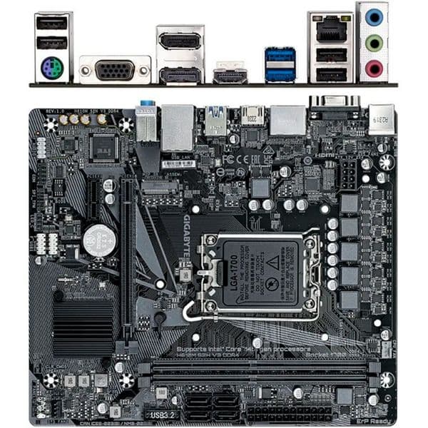 Материнская плата Gigabyte H610 LGA1700 DDR4 ( H610M S2H V3 DDR4 ) mATX, Ret