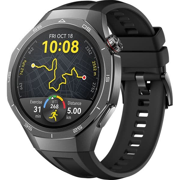 Huawei Watch GT 5 Pro 46 mm Black ремешок из фторэластомера
