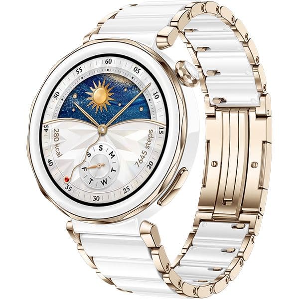 Huawei Watch GT 5 Pro 42 mm Ceramic White керамический ремешок