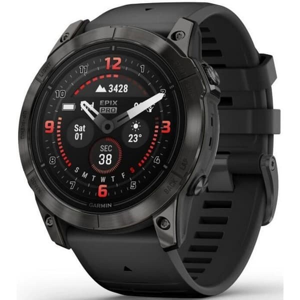 Garmin Epix Pro Gen 2 Sapphire (51mm) Carbon Gray Titanium with Black Band (010-02804-01)