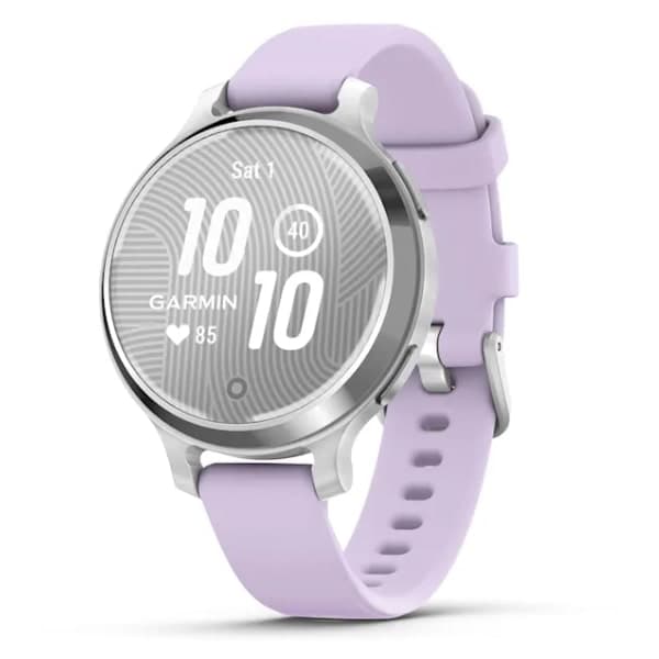 Garmin LILY 2 Active Silver with Purple Jasmine Silicone Band (010-02891-01)