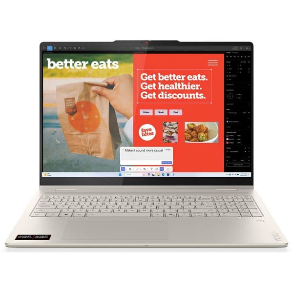 Lenovo Yoga 7 16 2-in-1 83JU0003US (AMD Ryzen AI 7 350 2000MHz/16Gb/1024Gb SSD/16.0/1920х1200/Touch/AMD Radeon 860M) Золотистый