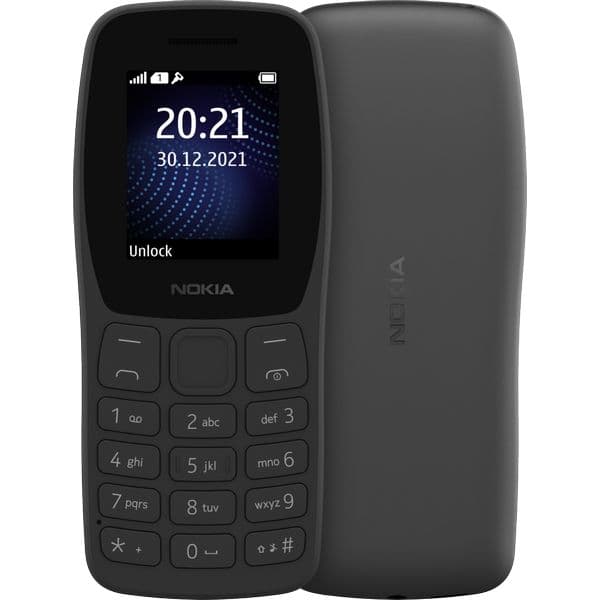 Nokia 105 DS TA-1416 Charcoal