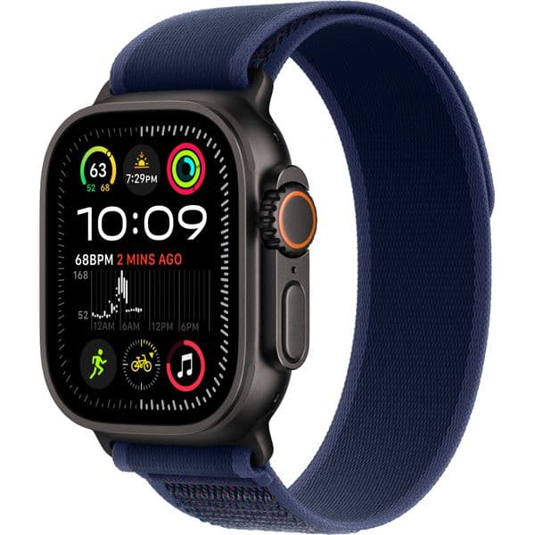 Apple Watch Ultra 2 (2024) GPS + Cellular 49mm Black S-M/М-L Trail Loop Blue